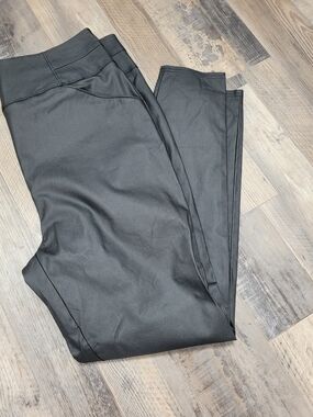 Fashion Nova Size 3X Black Faux Leather Skinny Jean Pants